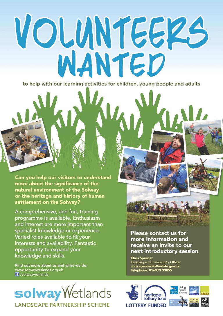 Volunteers Wanted Solway Wetlands